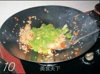 胡萝卜丁蛋炒饭的做法步骤：10