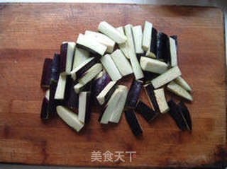 葱香茄子的做法步骤:2