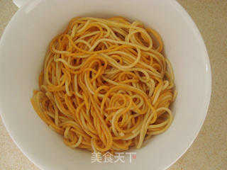 冬日早餐:虾仁笋面的做法步骤:8