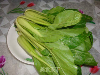 油菜平菇的做法步骤：3