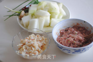 蛤蜊冬瓜肉丸汤——鲜掉眉毛的做法步骤：1