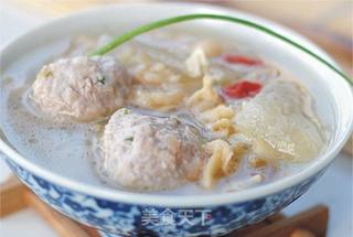 蛤蜊冬瓜肉丸汤——鲜掉眉毛的做法步骤：8