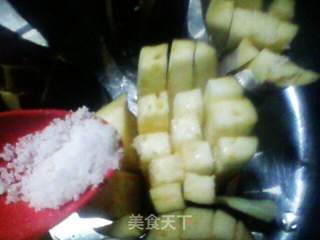 蒸菊花茄子的做法步骤:5