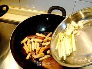 私家菜“黑椒香干炒笋条”的做法步骤：9