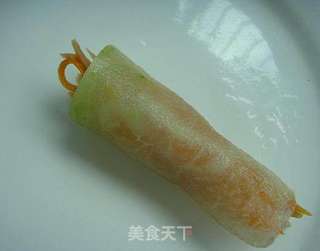 三鲜冬瓜卷的做法步骤:7