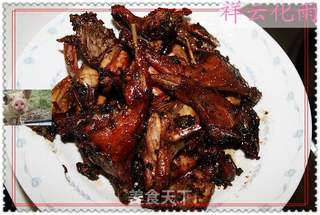 酱汁炒鹌鹑的做法步骤:9