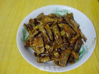 咸干笋炒肉的做法步骤:7
