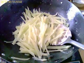 开胃莴苣瘦肉丝的做法步骤:6