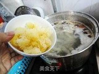 栗子鸡脚汤的做法步骤:6