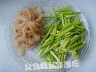 豆豉爆鸡片的做法步骤：2