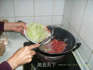脆炒三丝的做法步骤：4