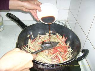 脆炒三丝的做法步骤：6
