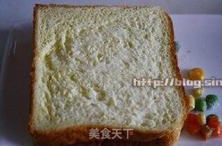 出游前的能量早晨---【奶酪培根煎土司】的做法步骤：3