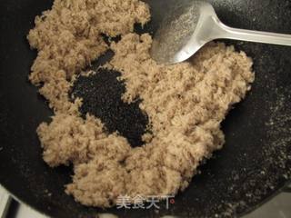 自制黑芝麻肉松的做法步骤:12