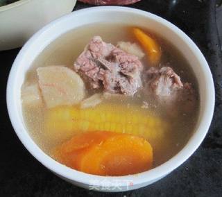 粉葛玉米骨头汤的做法步骤:4