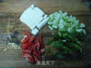青菜炖豆腐的做法步骤：2