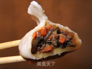 胡萝卜肉水饺的做法步骤:16