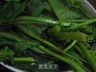 花样饭团--香煎菠菜饭团的做法步骤:3