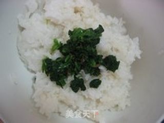 花样饭团--香煎菠菜饭团的做法步骤:9
