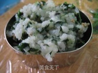 花样饭团--香煎菠菜饭团的做法步骤:12
