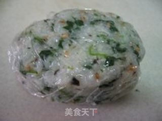 花样饭团--香煎菠菜饭团的做法步骤：13