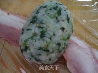 花样饭团--香煎菠菜饭团的做法步骤：14