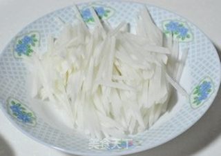 鲫鱼荷包蛋萝卜丝汤的做法步骤:6