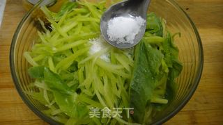 爽口小菜--凉拌莴笋丝的做法步骤：5