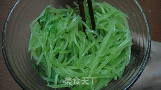 爽口小菜--凉拌莴笋丝的做法步骤：8