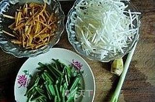 银牙炒馓子的做法步骤：3