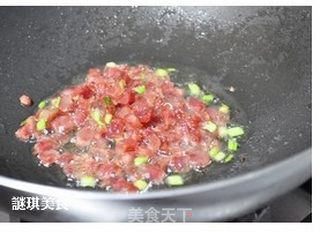 蛋蔬腊味饭的做法步骤:5