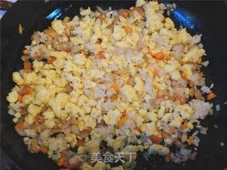 健康饭——爱心米饭炒豆渣的做法步骤:10