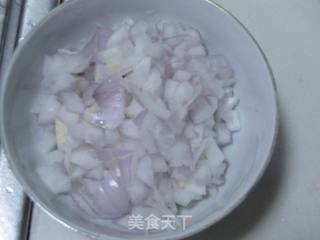 黑胡椒茄汁年糕的做法步骤:2