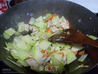 佛手炒肉片的做法步骤：3