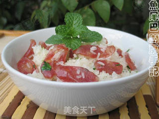 打造香喷喷的烤箱饭--香烤腊肉饭的做法步骤:18