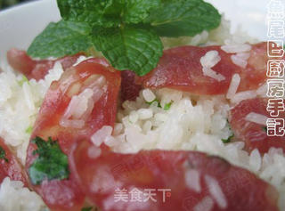 打造香喷喷的烤箱饭--香烤腊肉饭的做法步骤:22