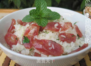 打造香喷喷的烤箱饭--香烤腊肉饭的做法步骤:24