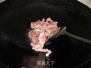 莴笋四季豆炒猪肉的做法步骤：6