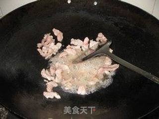 莴笋四季豆炒猪肉的做法步骤：7