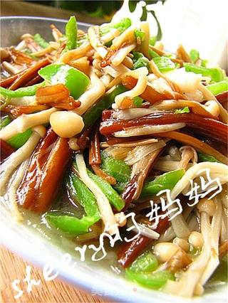 清炒金针菇的做法步骤：6