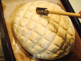 巨无霸龟背面包的做法步骤:12