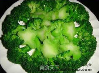 肉酱西兰花的做法步骤:4