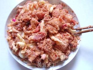 柚子皮变身餐桌上最受欢迎的消食解腻菜——柚香粉蒸肉的做法步骤：14