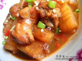 冬瓜烧鸡的做法步骤：6