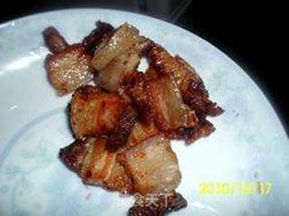 五花肉炒腐竹的做法步骤：4