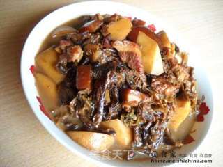 梅菜芋头红烧肉的做法步骤:10