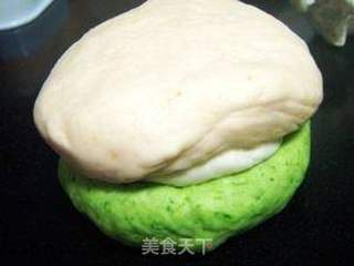 圣诞花样馒头的做法步骤:8