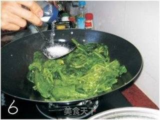 菠菜炒鸡蛋的做法步骤:6