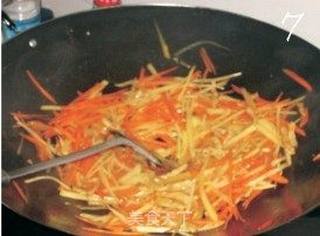 胡萝卜丝炒土豆丝的做法步骤:7
