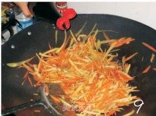 胡萝卜丝炒土豆丝的做法步骤:9